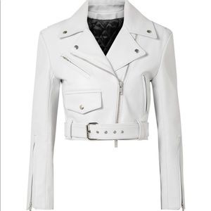 Calvin Klein Jackets & Coats - Cropped leather biker jacket Calvin Klein Calvin Klein Jackets & Coats - Cropped leather biker jacket Calvin Klein